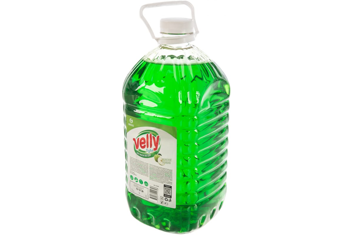 Средство для мытья посуды "Velly" зеленое яблоко, 5 кг 125469