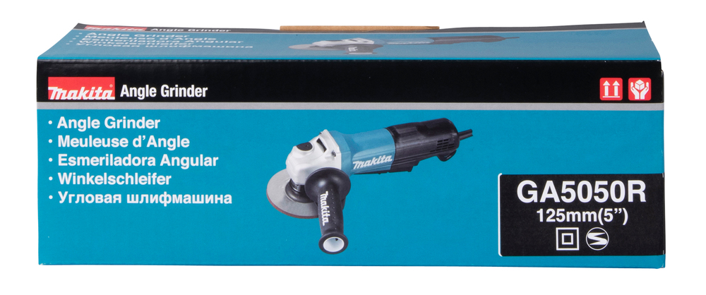 Угловая шлифовальная машина электрическая Makita GA5050R 1300 Вт, 125 мм, 11000 об/мин