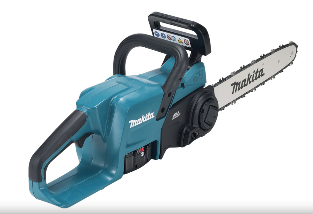 Пила цепная аккумуляторная Makita DUC357Z LXT BL 18В, 610Вт, 14"/35см, 3/8", 1,1мм, 8м/с, XPT, без акб и з/у