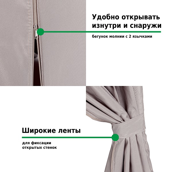 Тент садовый Green Glade 3х4м