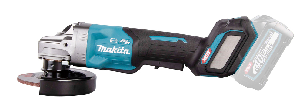 Угловая шлифмашина аккумуляторная с регулировкой оборотов Makita GA029GZ XGT BL 40В, 125 мм, 3000-8500 об/мин, без акб и ЗУ