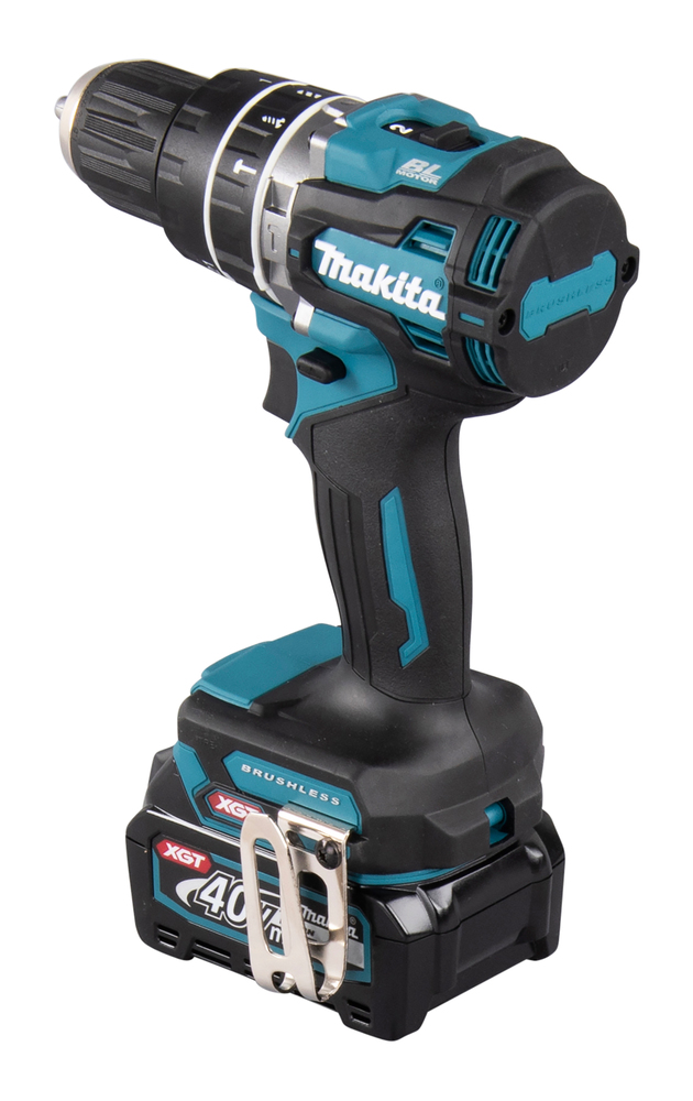 Ударная дрель-шуруповерт аккумуляторная Makita HP002GD201 XGT 40В, 2х2.5 Ач, 65 Нм, 2200 об/мин