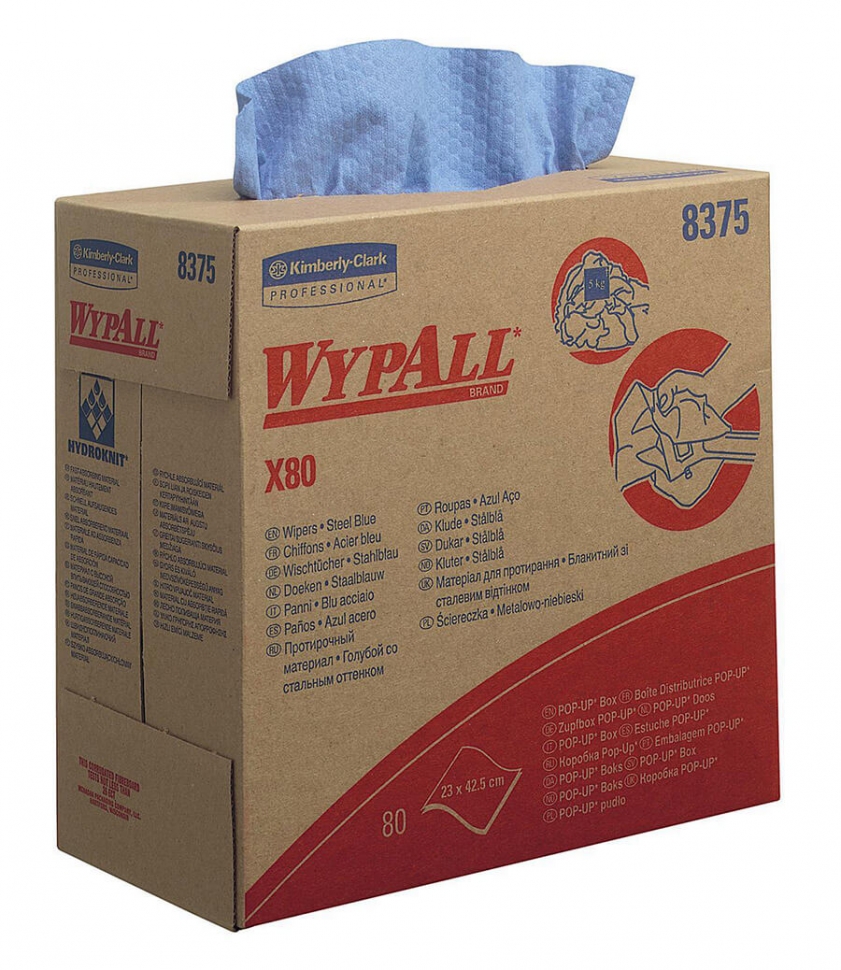Протирочный материал в рулоне Kimberly-Clark Wypall® X80 8295