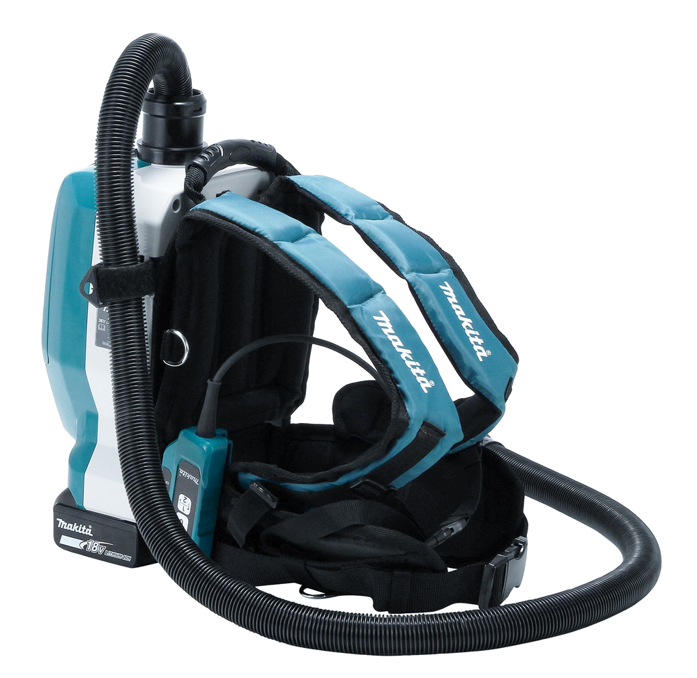Пылесос ранцевый аккумуляторный Makita DVC265ZXU LXT 18В X2,  11 кПа, 2 л, без акб и ЗУ