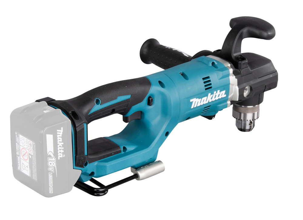 Угловая дрель аккумуляторная Makita DDA450ZK LXT 18В, 25 Нм, 1400 об/мин, без акб и ЗУ