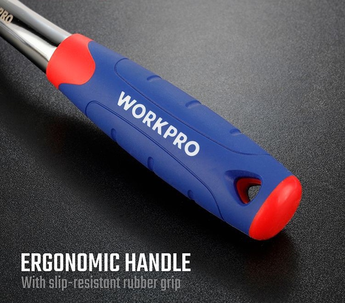 Ключ трещоточный 3/8" 48 зубьев с двойным приводом WORKPRO