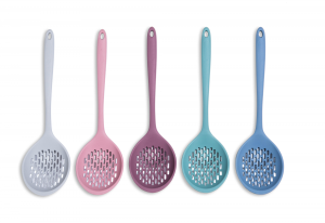 Силиконовая ложка - шумовка KF Pastel
