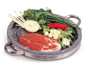 Каменная круглая жаровня YS-0632A диаметром 32 см