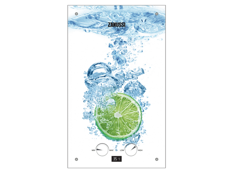 Газовая колонка Zanussi GWH 10 Fonte Glass Lime НС-1077261