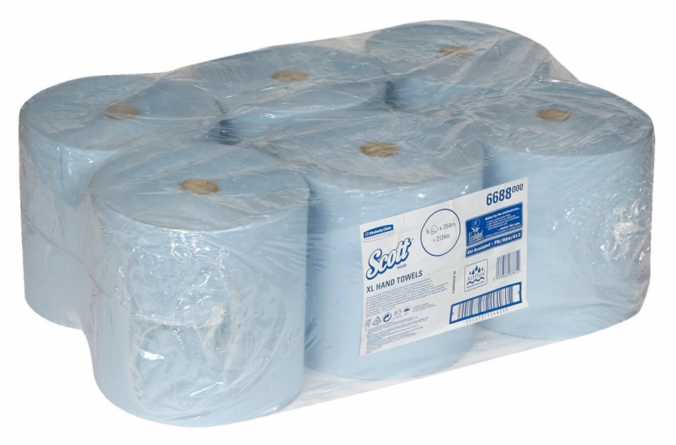 Бумажные полотенца в рулонах Kimberly-Clark SCOTT XL 6668