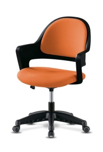 Стул ортопедический черно-оранжевый DSP A0022