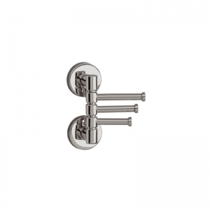 Поворотная тройная вешалка MERIDA HOTEL, длина 70 мм MHW15