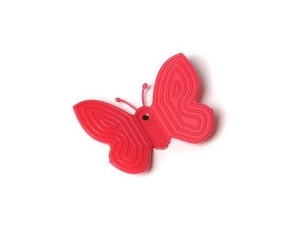 Силиконовая прихватка №41 - бабочка на магните 2 штуки