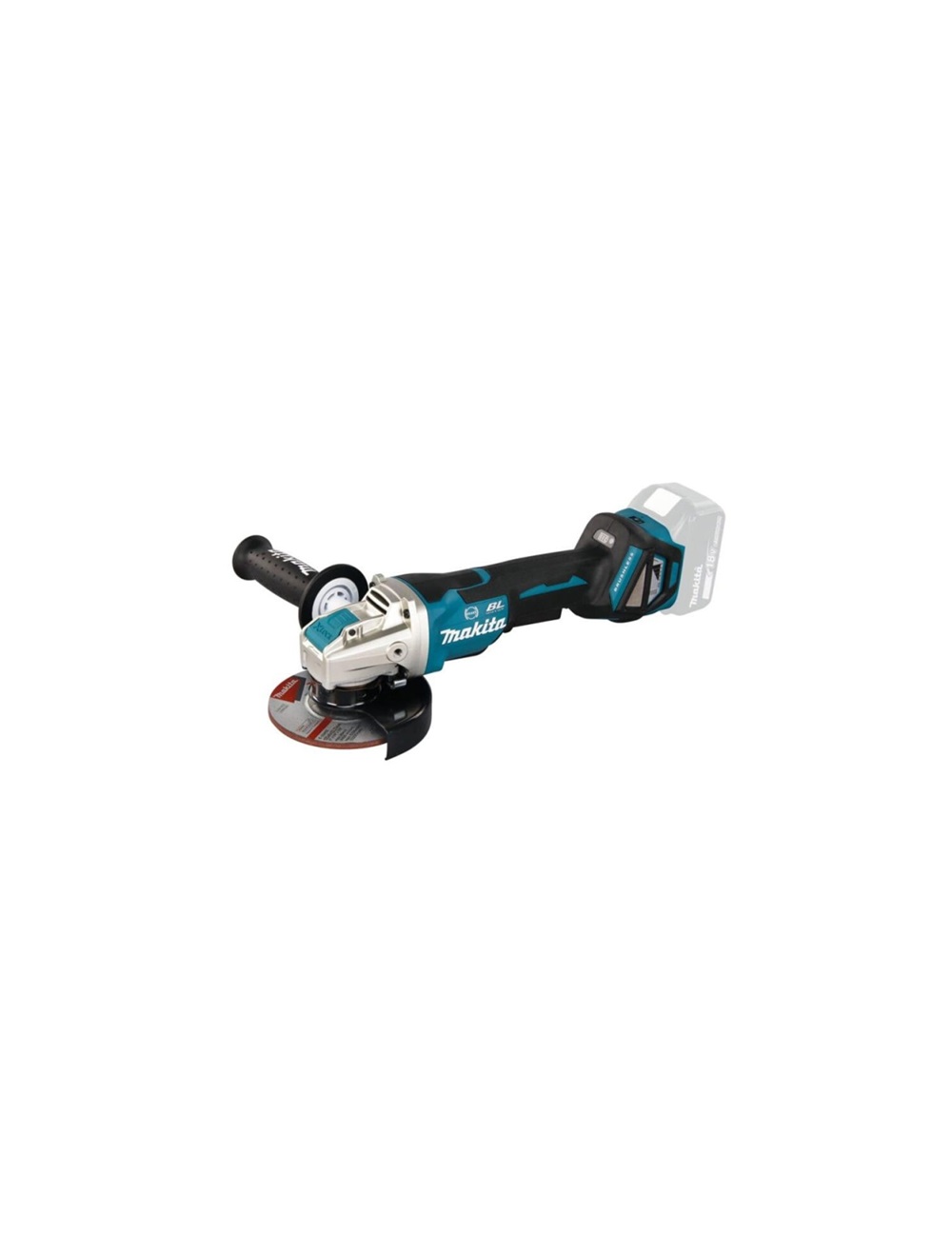 Угловая шлифмашина аккумуляторная Makita DGA469Z LXT 18В, 115 мм, 3000-8500 об/мин, без акб и ЗУ