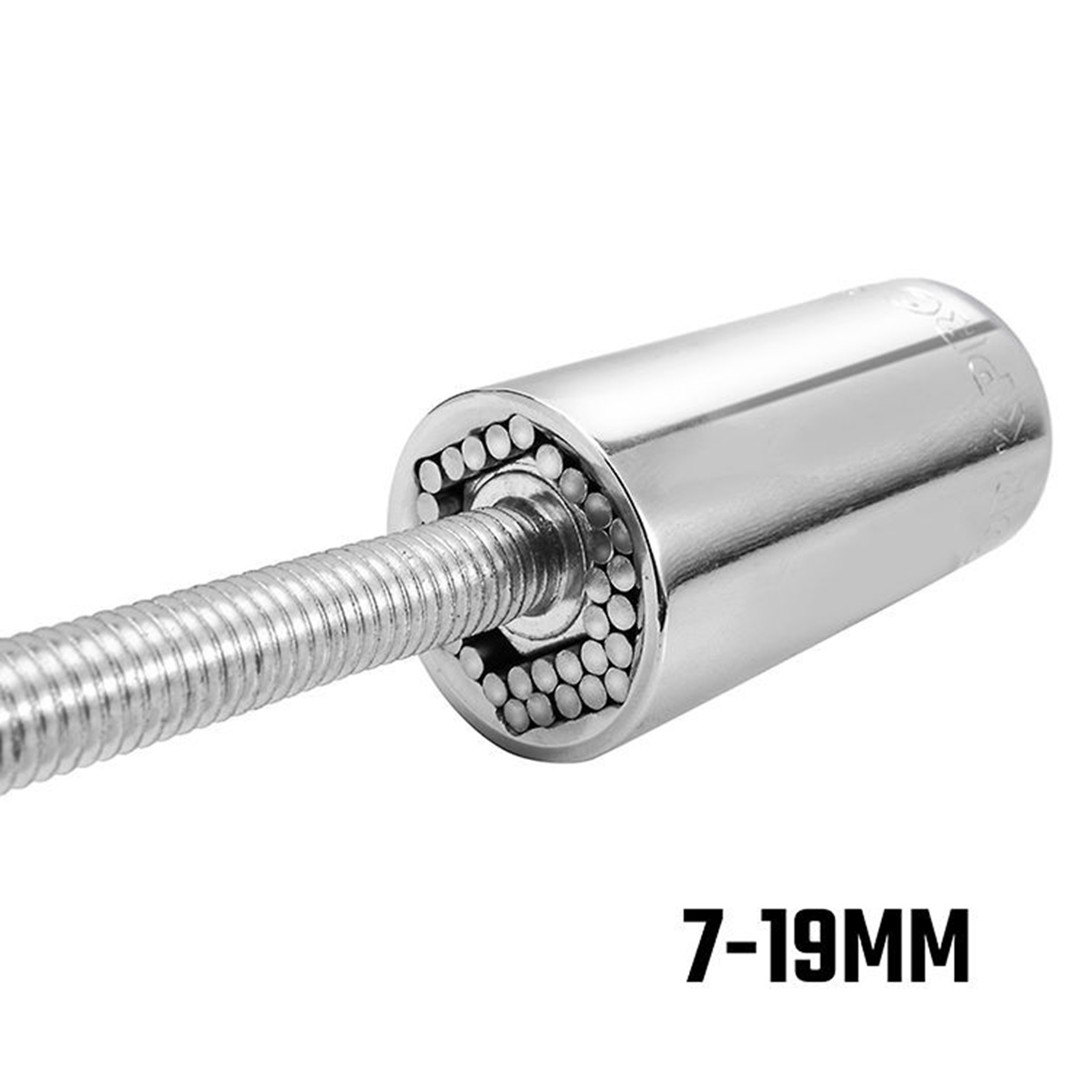 Универсальная торцевая головка 3/8" (7-19мм) + адаптер WORKPRO