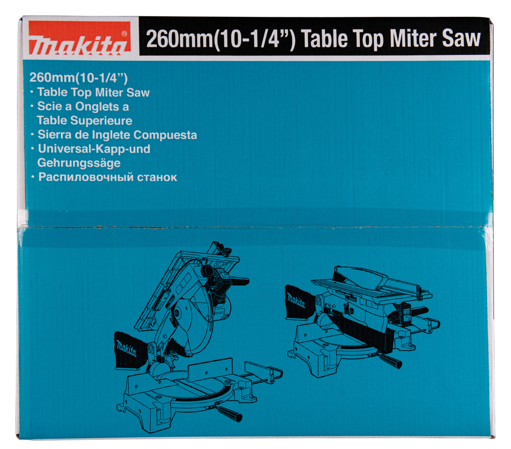Пила торцовочная комбинированная Makita LH1040F 1650 Вт, 260 мм, 4800 об/мин