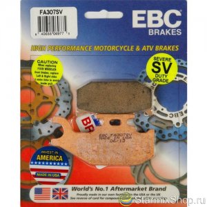 Колодки тормозные EBC для BRP f/l&R, Maverick r/l (Sinterd)