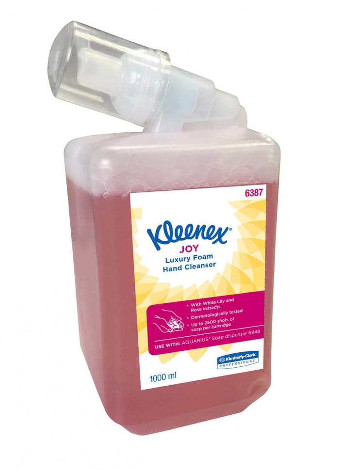 Жидкое мыло Kimberly-Clark Kimcare пенное в кассетах Kleenex JOY Luxury 6387