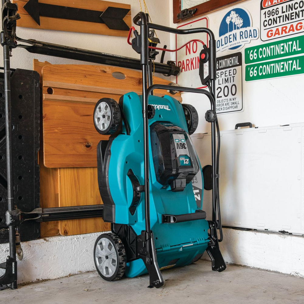 Газонокосилка аккумуляторная Makita DLM538RF LXT 860 Вт, шир.53 см, травосбор.70 л, АКБ BL1850Bx2шт., ЗУ DC18RD