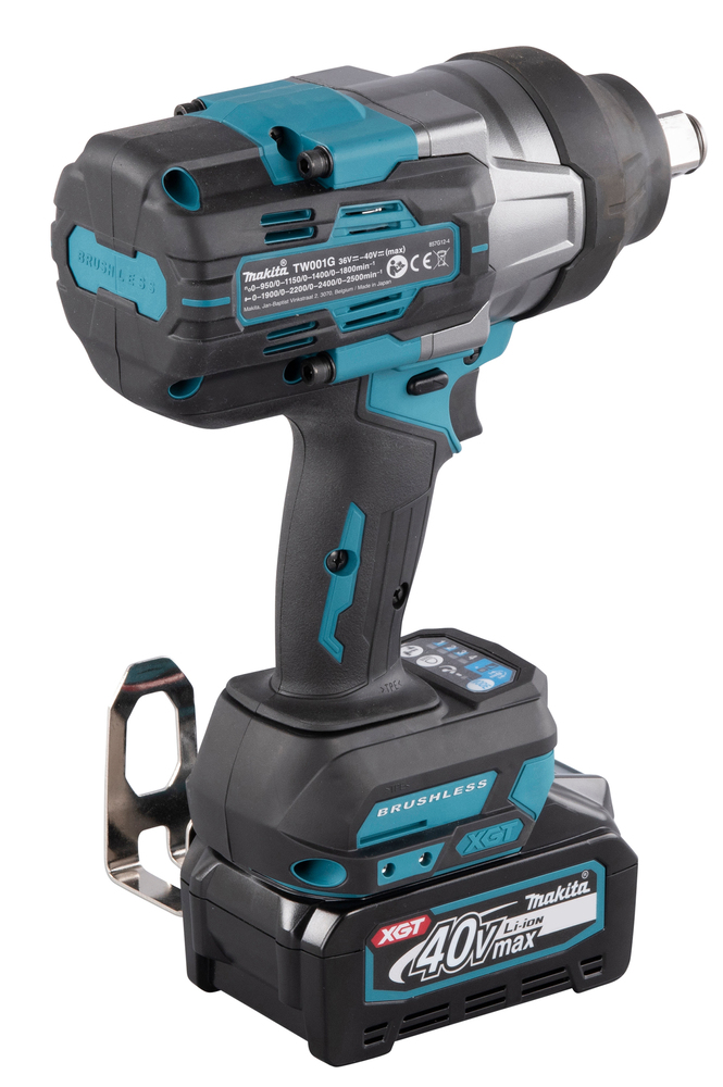 Гайковерт ударный аккумуляторный Makita TW001GM201 XGT 40В, 2х4.0 Ач, 3/4\", 1800 Нм, 0 – 1800 об/мин