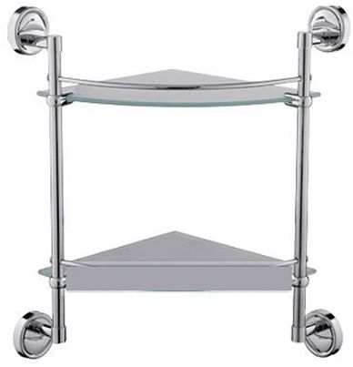 Полка Ledeme угловая *2 стекло L3507-2