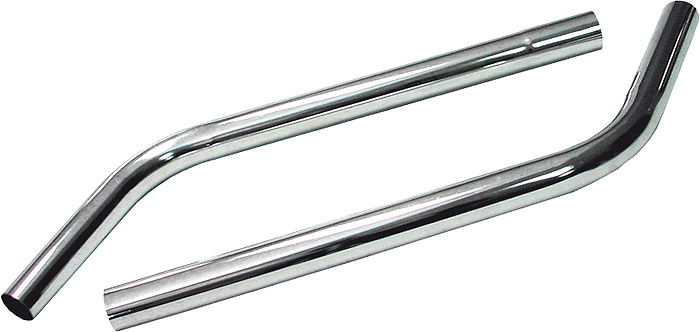 004.046 Трубка удлинительная с изгибом, металлическая 2шт х 0,5м (D40)