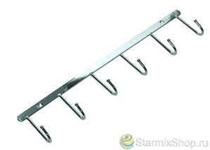 Крючки на планке 6шт АЕ-497