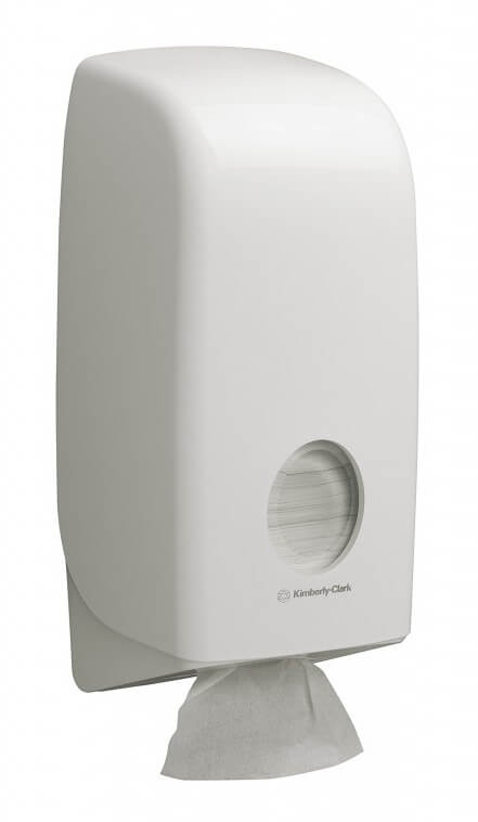 Диспенсер для туалетной бумаги в пачках Kimberly-Clark AQUARIUS белый 6946