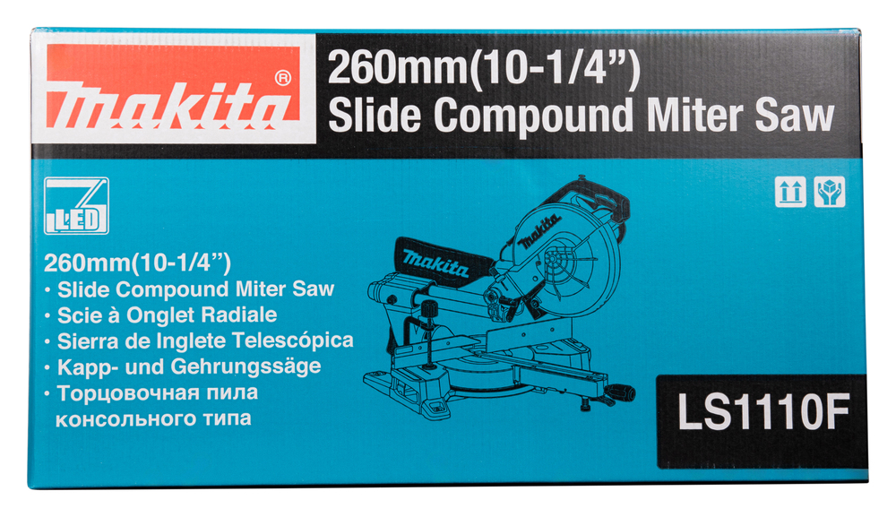 Пила торцовочная консольного типа Makita LS1110F 1430 Вт, 255/260 мм, 4300 об/мин