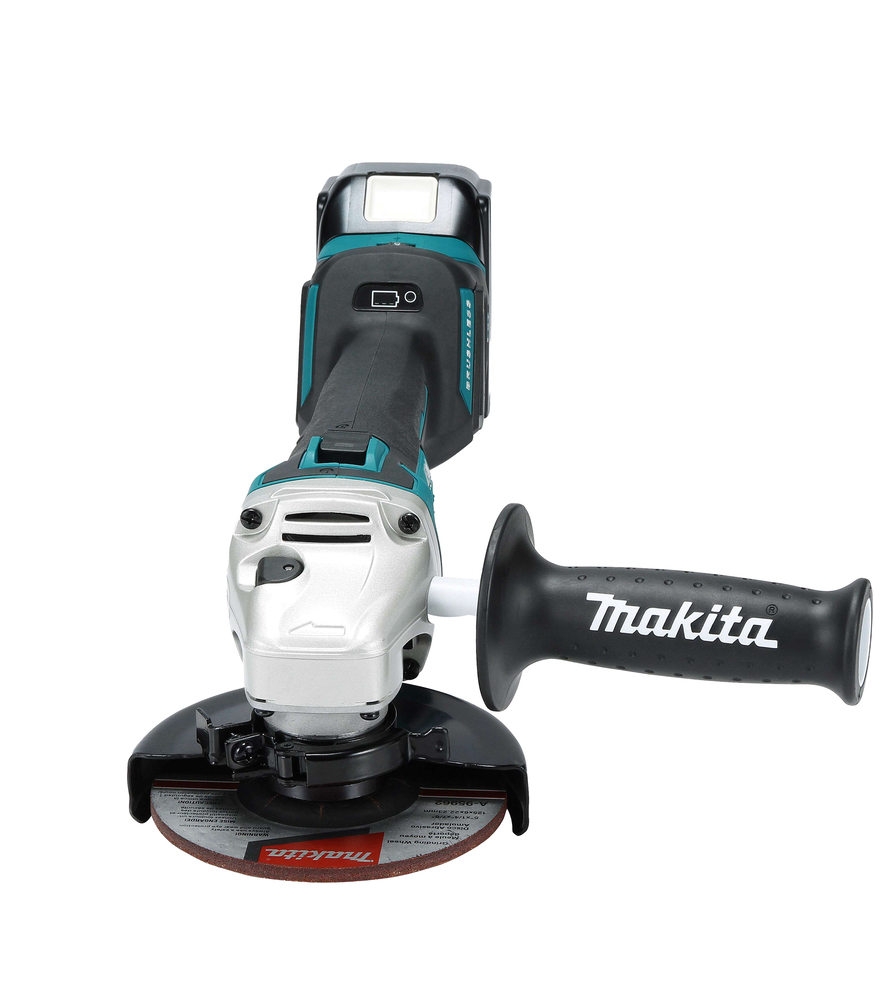 Угловая шлифмашина аккумуляторная Makita DGA512ZU LXT 18В, 125 мм, 3000 - 8500 об/мин, без акб и ЗУ