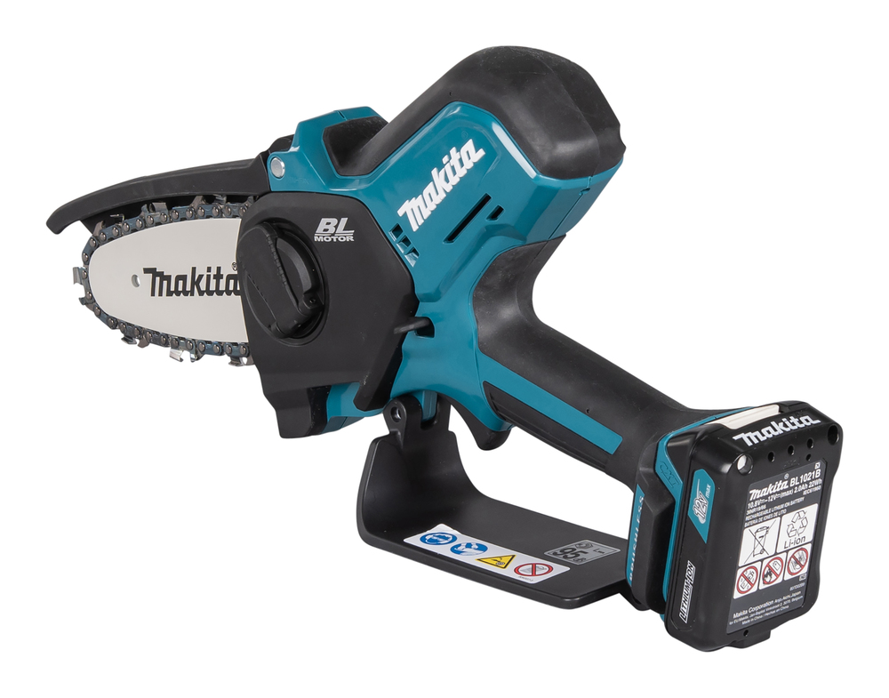 Пила цепная аккумуляторная Makita UC100DZ CXT BL 12В, 210 Вт, 4"/10 см, 0,325", 1,1 мм, 8 м/с, XPT, без акб и ЗУ