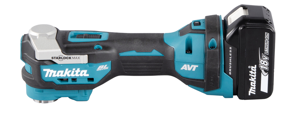 Аккумуляторный многофункциональный инструмент Makita DTM52RTJX1 18В, 2х5,0 Ач, 10000-20000 об\мин, Starlock/Starlock Plus/Starlock Max
