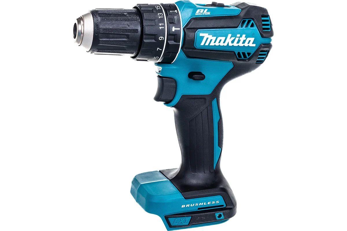 Аккумуляторная ударная дрель-шуруповерт Makita DHP485Z 18В, 50 Нм, 0 – 1 900 об/мин (без акк и З/У)