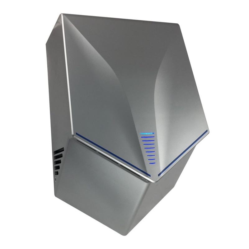 Сушилка для рук G-teq 8860 PS 1000 Вт, пластик серебро