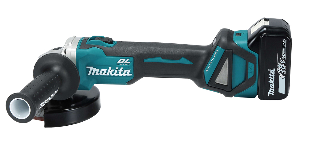 Угловая шлифмашина аккумуляторная Makita DGA512ZU LXT 18В, 125 мм, 3000 - 8500 об/мин, без акб и ЗУ