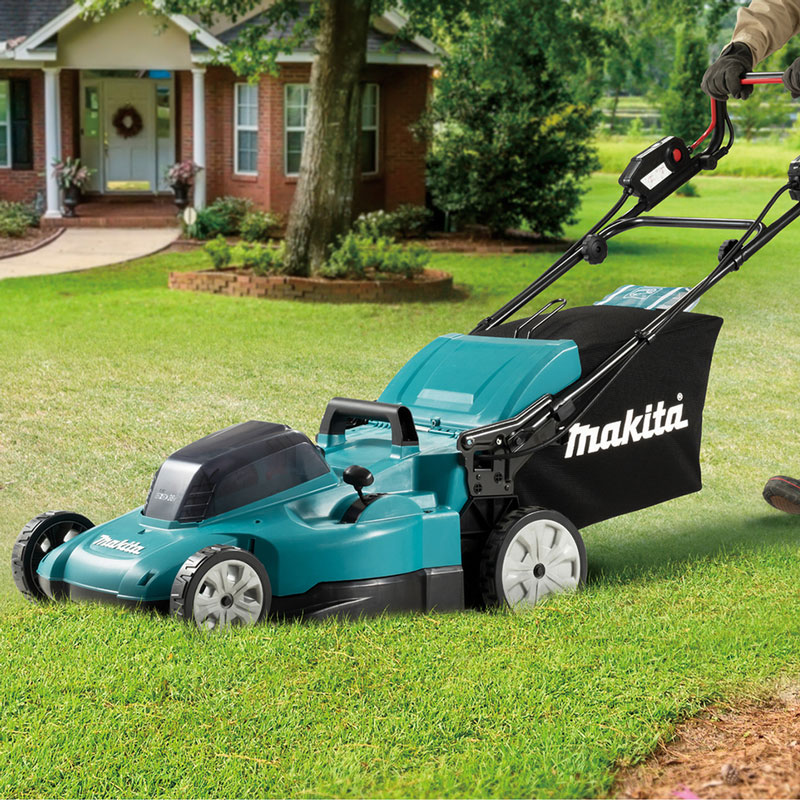 Газонокосилка аккумуляторная Makita DLM539RF LXT 860 Вт, шир.53 см, травосбор.70 л, АКБ BL1850Bx2шт., ЗУ DC18RD