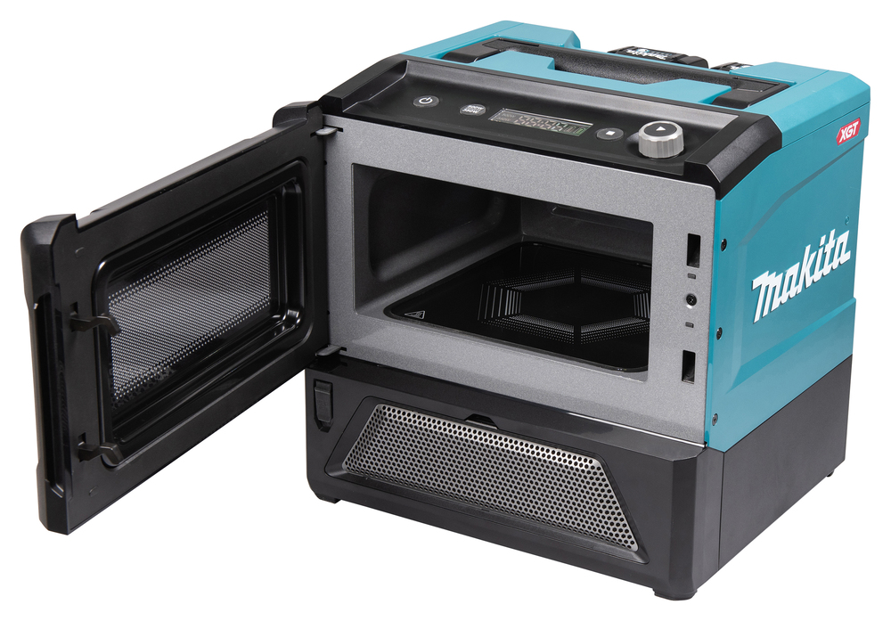 Микроволновая печь аккумуляторная MW001GZ XGT 40В, 500/350 Вт, 8л, USB, подсветка, без акб и ЗУ
