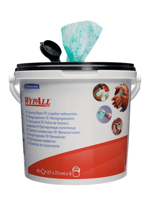 Протирочная салфетка Kimberly-Clark Wypall® Cleaning Wipes 7775 с обновленной формулой чистящего средства