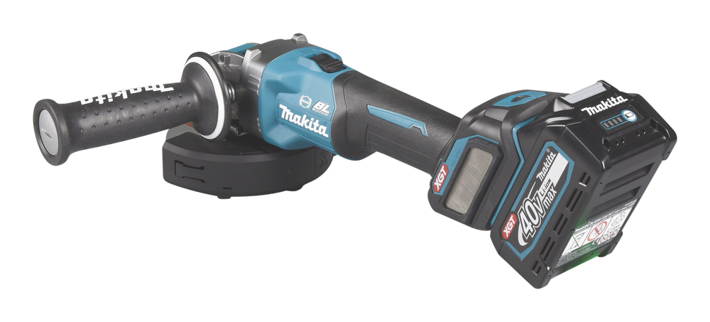Угловая шлифмашина аккумуляторная Makita GA041GZ01 XGT BL 40В, 125 мм, 3000-8500 об/мин, без акб и ЗУ