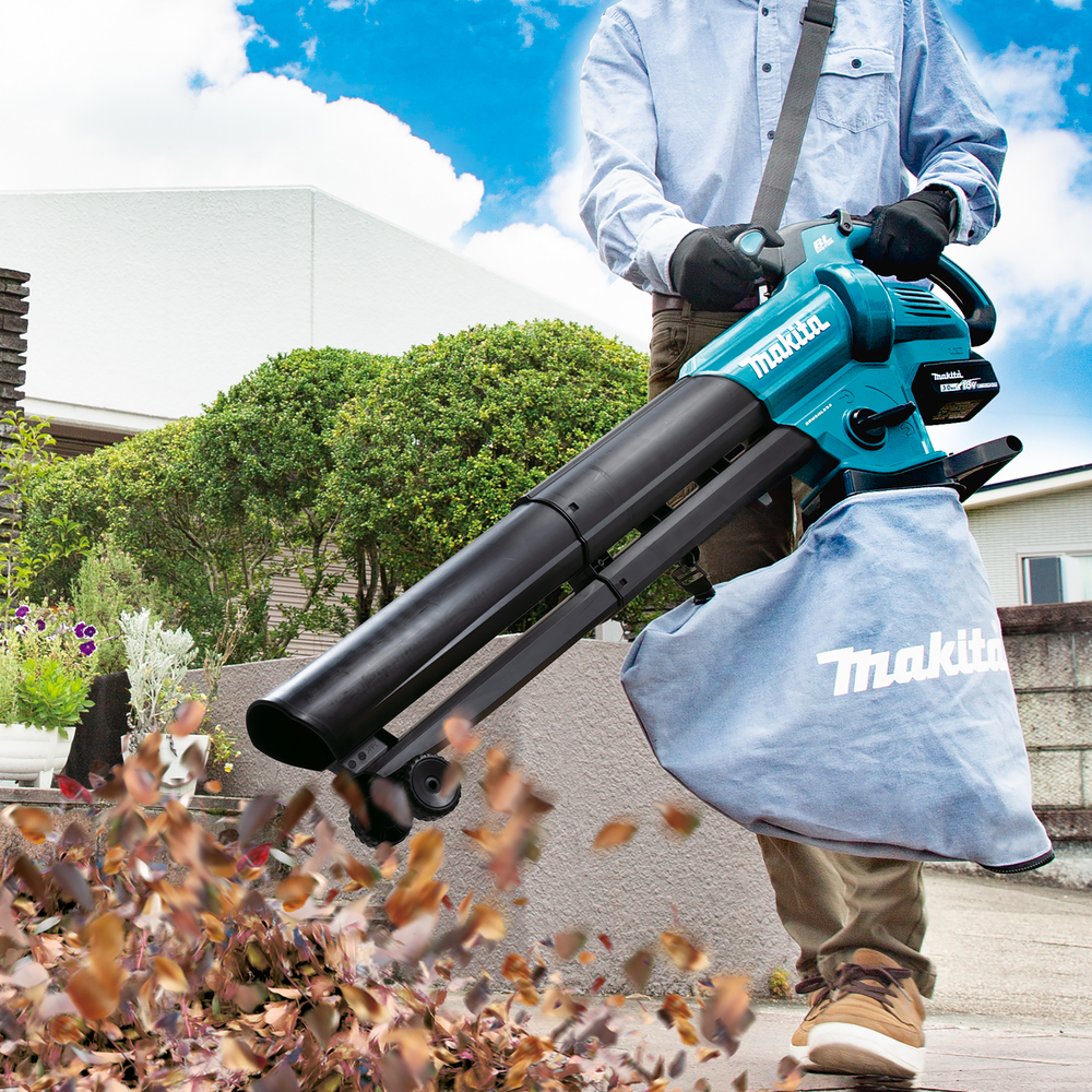 Аккумуляторная воздуходувка Makita DUB187Z LXT BL 18В, 4,2 м³/мин, 64 м/с, мешок 25л, XPT, без акб и З/У
