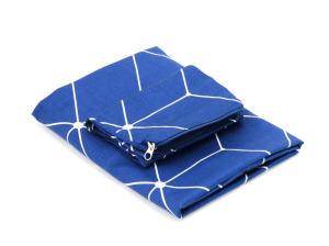 Чехол для гладильной доски Dazzl EZ-70, EZ-71 синий с белыми полосами