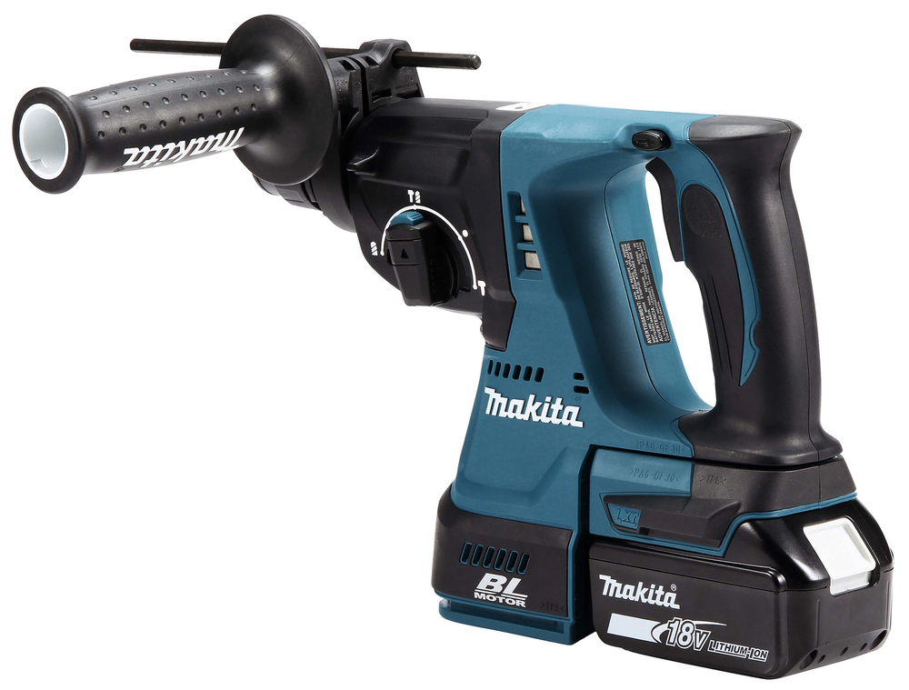 Перфоратор аккумуляторный Makita DHR242RT LXT 18В, 1х5.0 Ач, 24 мм, 2,0 Дж, SDS-PLUS