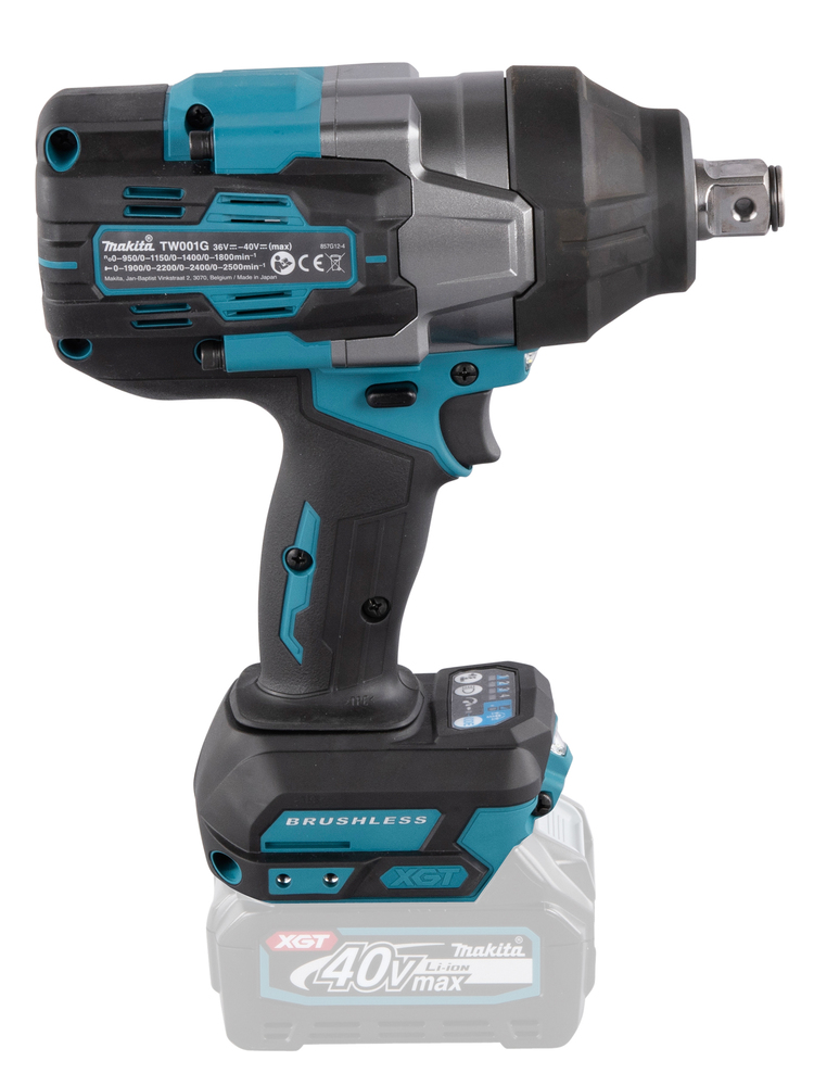 Гайковерт ударный аккумуляторный Makita TW001GZ XGT 40В, 3/4\", 1800 Нм, 0 – 1800 об/мин, без акб и ЗУ