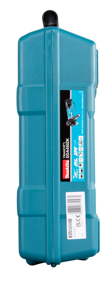 Угловая дрель аккумуляторная Makita DDA450ZK LXT 18В, 25 Нм, 1400 об/мин, без акб и ЗУ