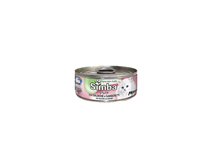 Simba Cat Mousse мусс для кошек лосось/креветки 85г