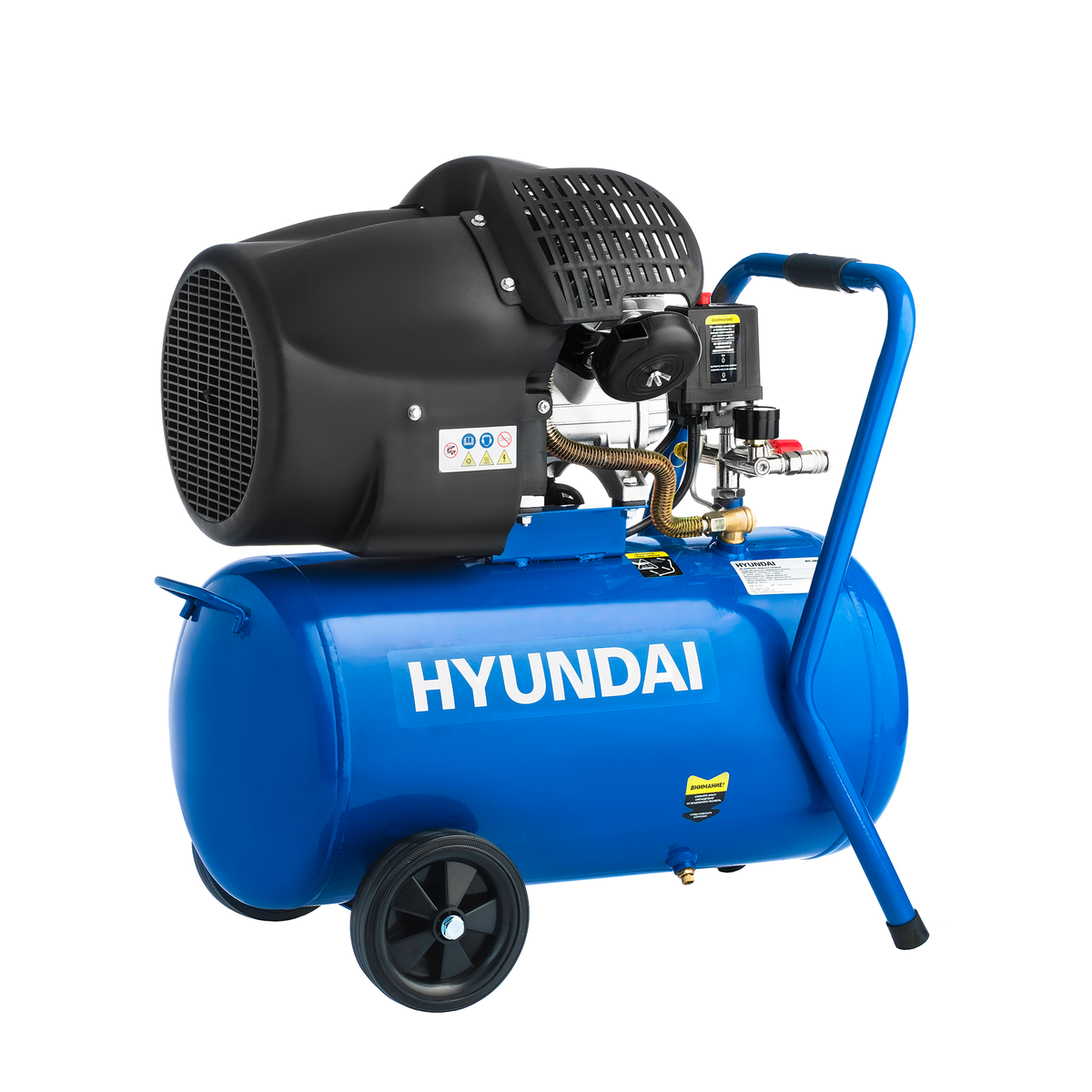 Компрессор масляный HYUNDAI HYC 4050 поршневой, коаксиальный (прямой) привод