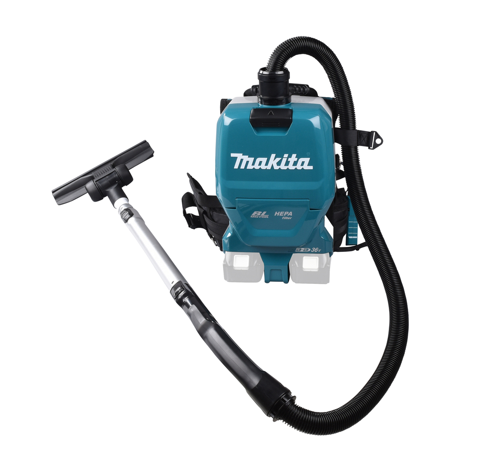 Пылесос ранцевый аккумуляторный Makita DVC261ZX11 LXT 18В X2, 110 мбар, 2 л, без акб и ЗУ