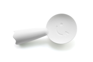 Ложка для риса "Улыбка" белая