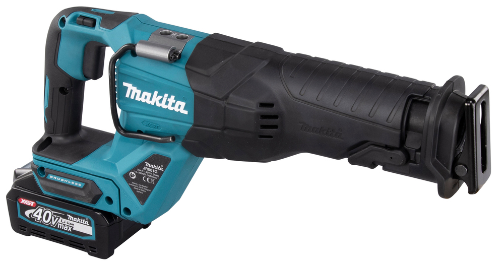 Пила сабельная аккумуляторная Makita JR001GM201 Li-ion, 40В, XGT, 32 мм, 0 - 3000 об/мин
