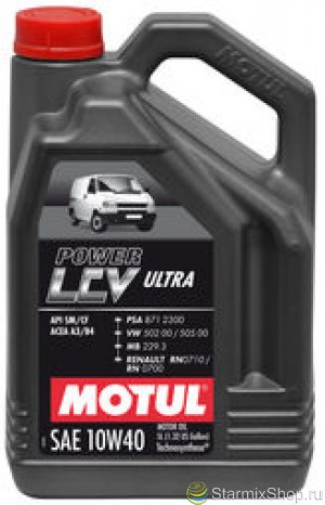 Моторное масло MOTUL POWER LCV ULTRA 10W40 (5 л.)